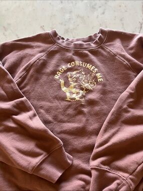 Old Navy Mauve Crewneck Sweatshirt